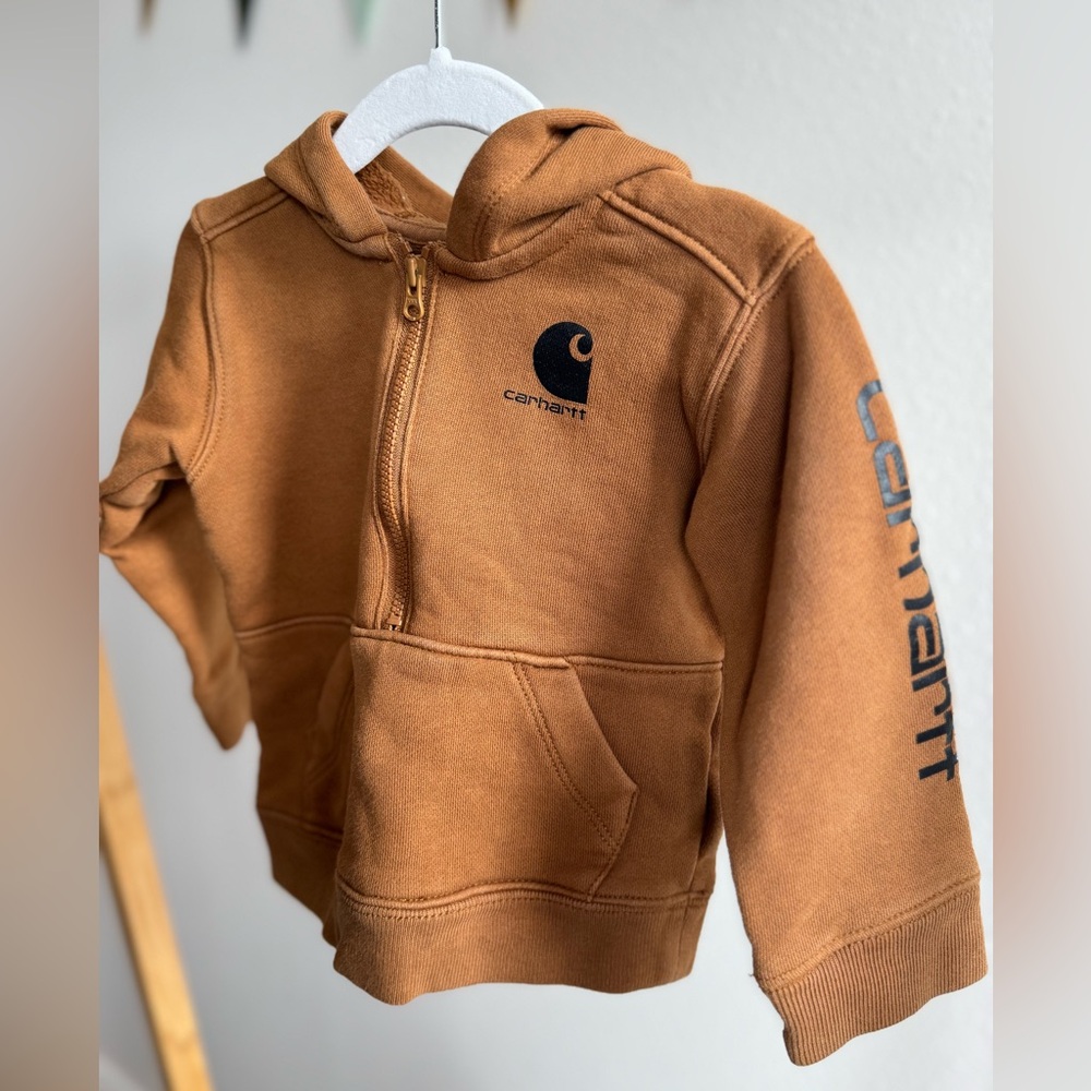 CARHARTT | Half-Zip Sweatshirt with Hood - Picture 5 of 5